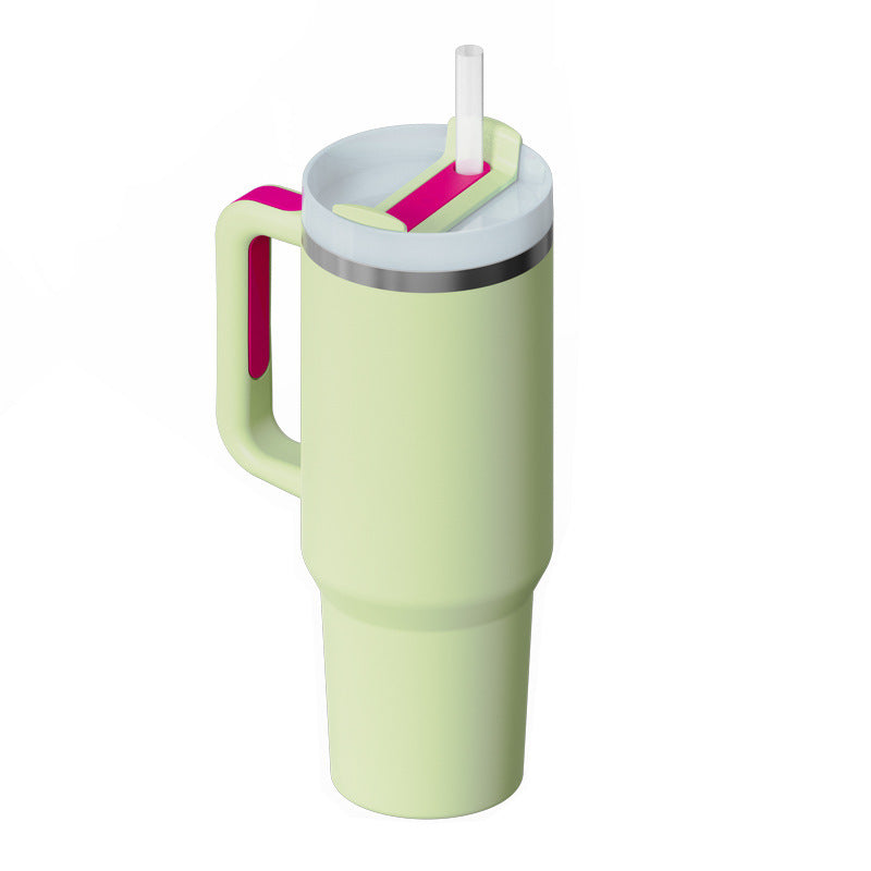 Tumbler With Handle Straw