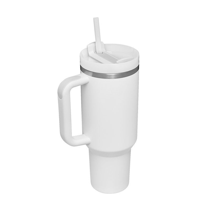 Tumbler With Handle Straw