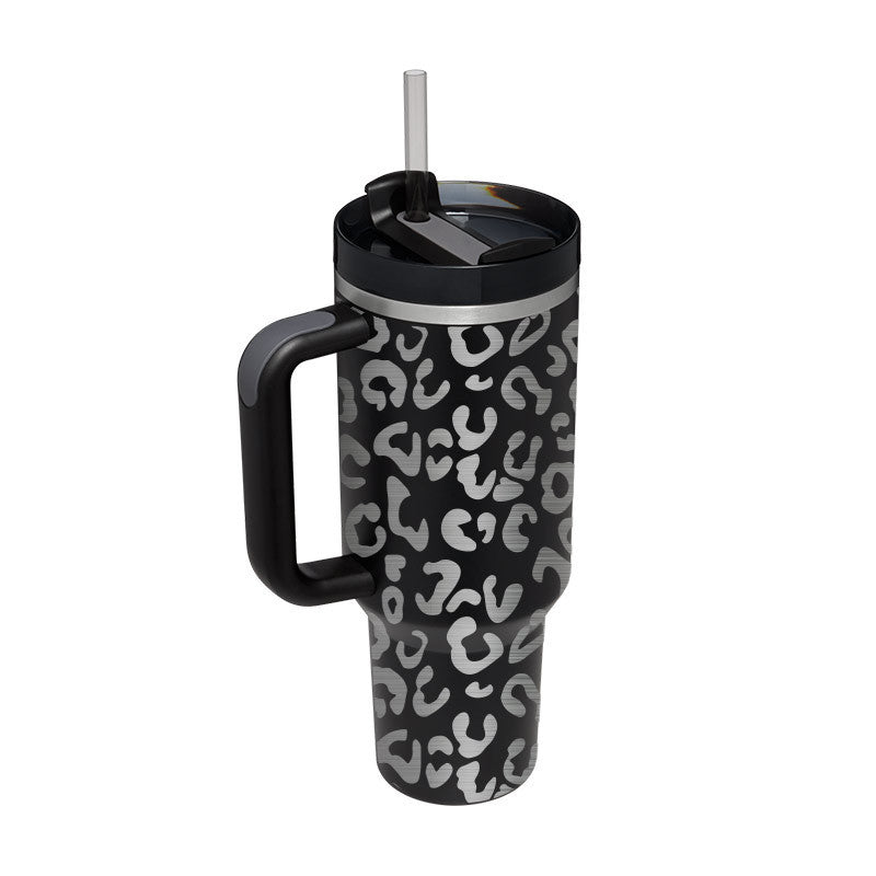 Tumbler With Handle Straw