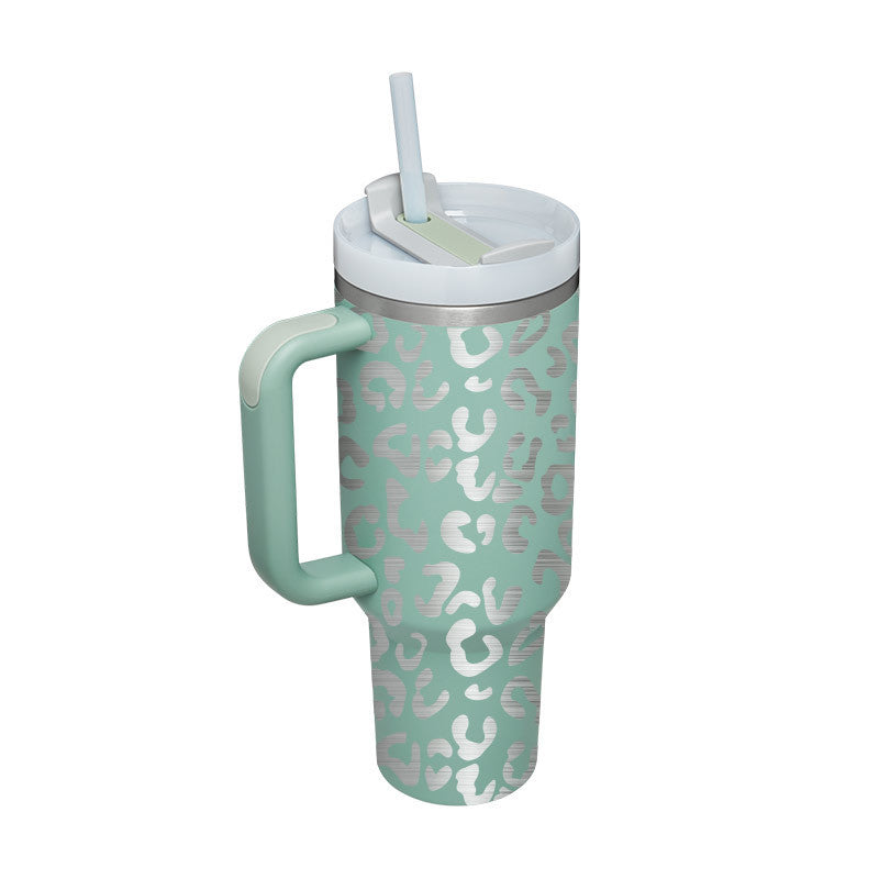 Tumbler With Handle Straw