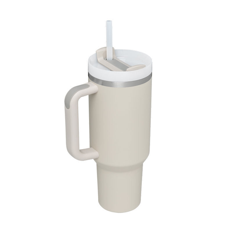 Tumbler With Handle Straw