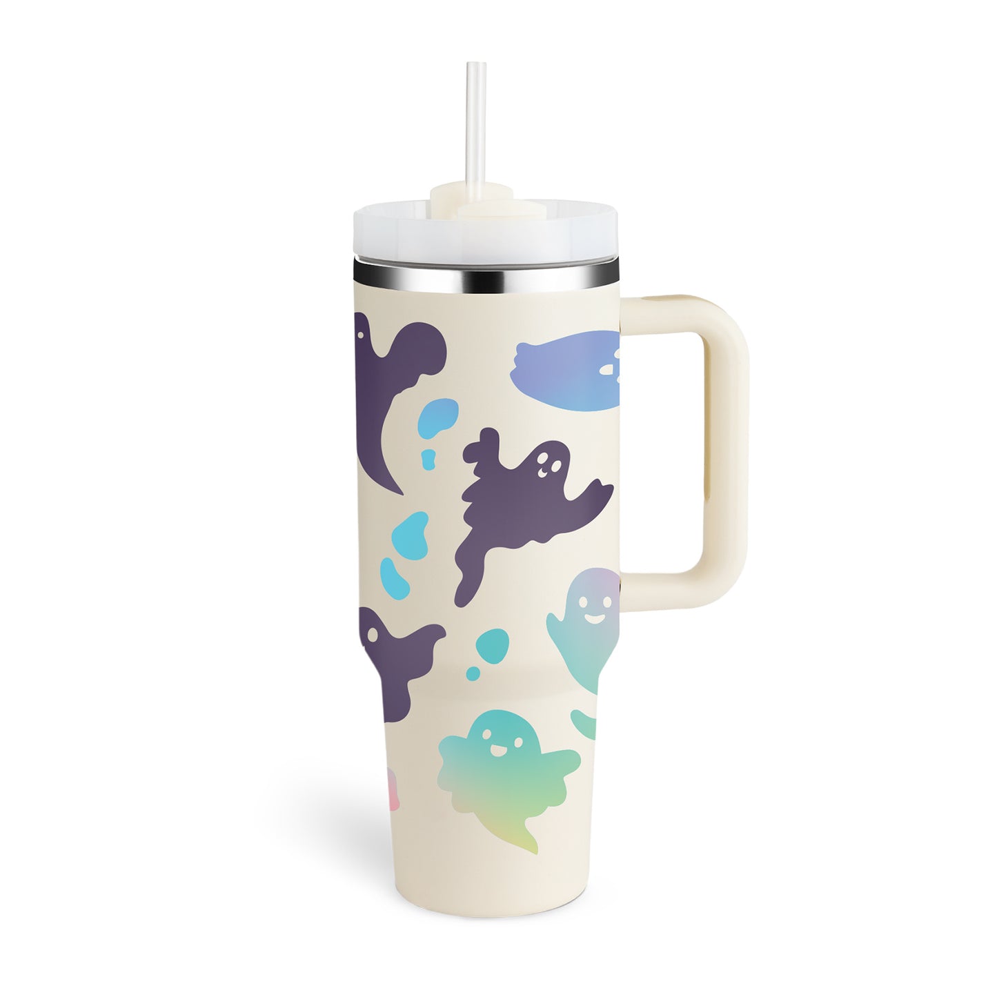 Tumbler With Handle Straw