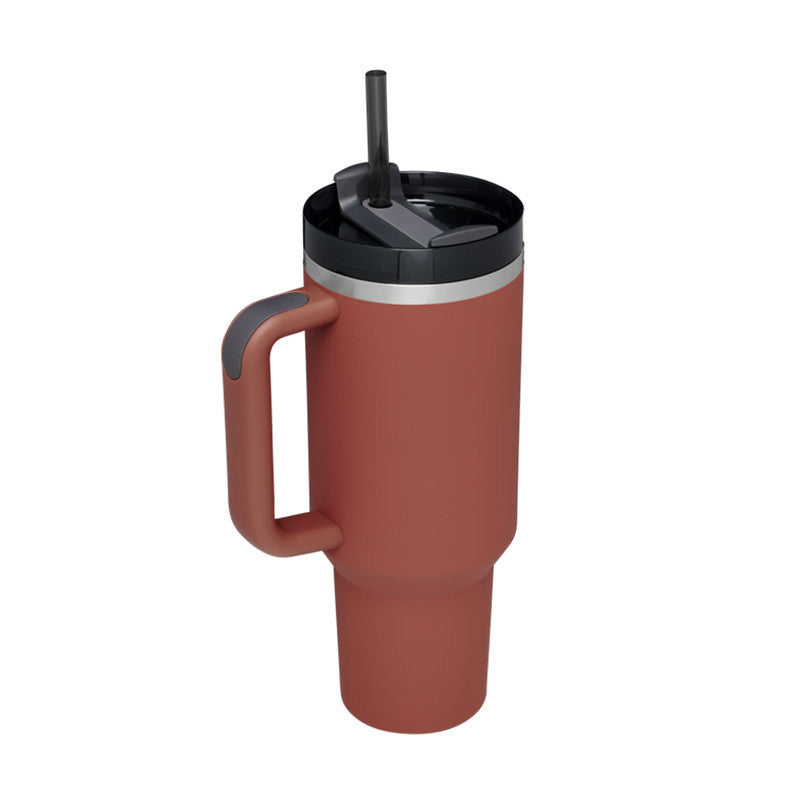 Tumbler With Handle Straw