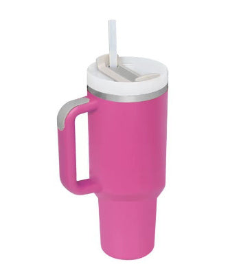 Tumbler With Handle Straw