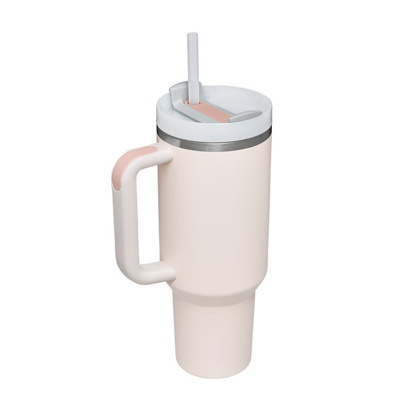 Tumbler With Handle Straw