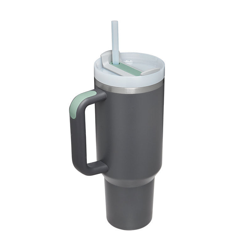 Tumbler With Handle Straw