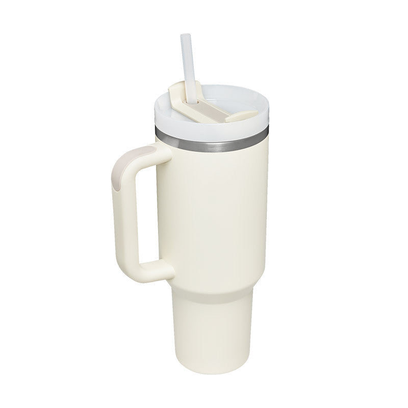 Tumbler With Handle Straw