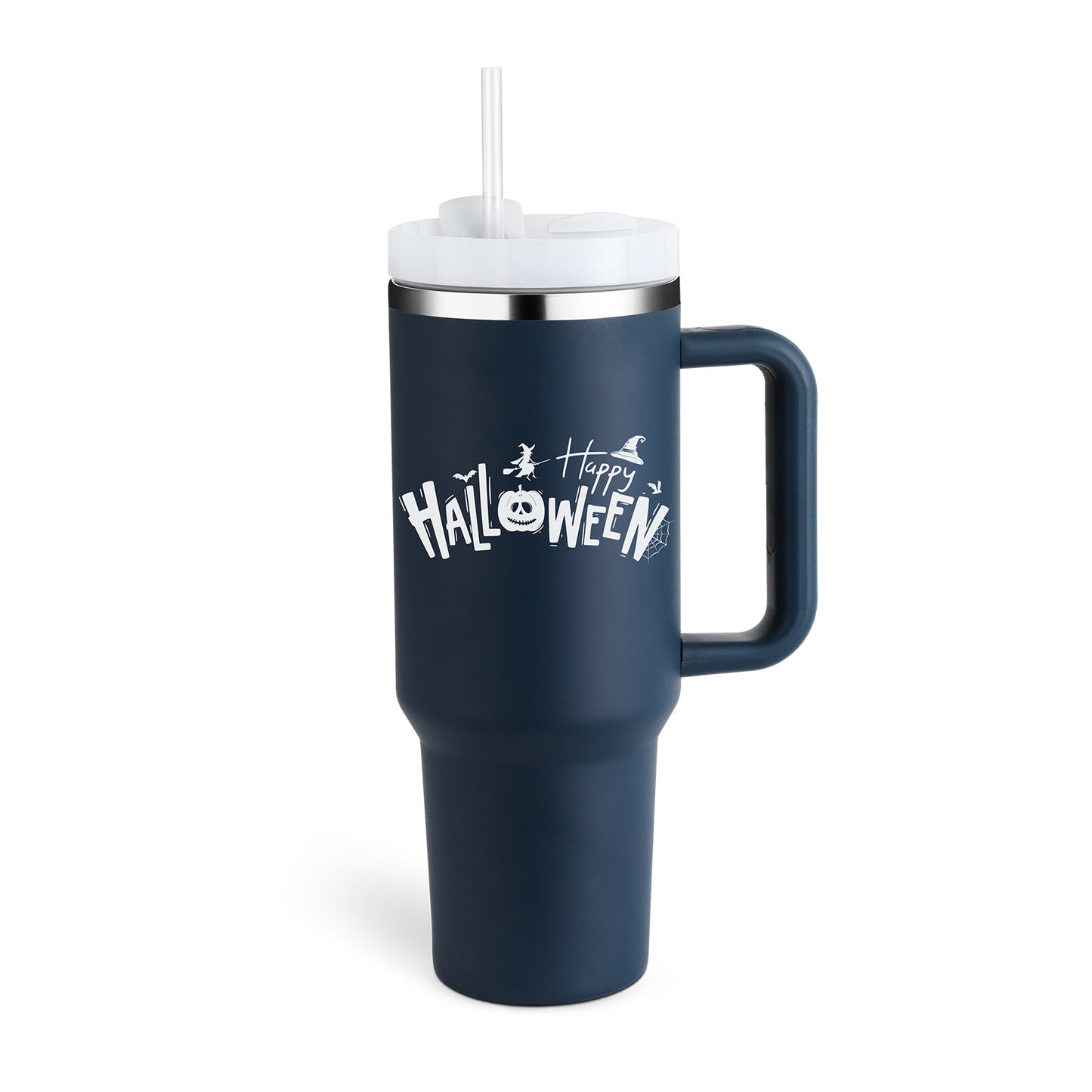 Tumbler With Handle Straw