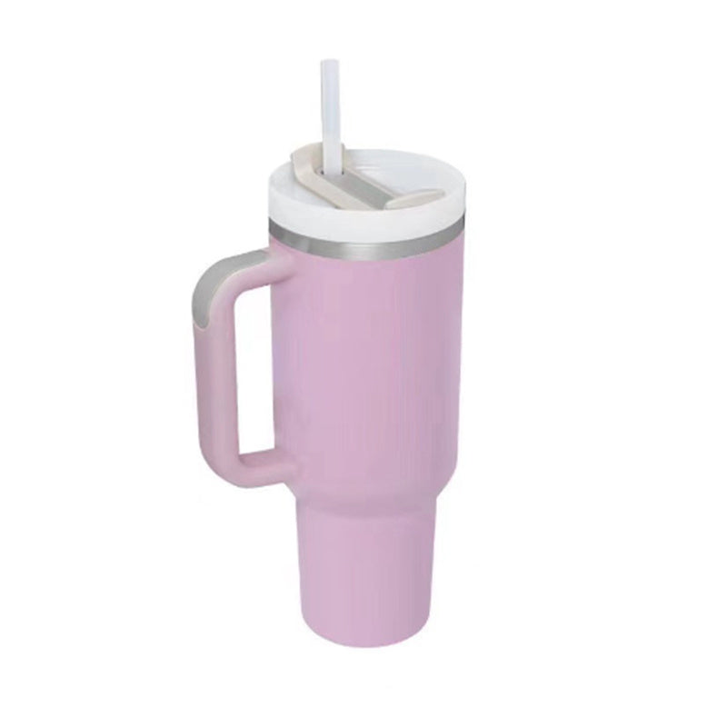 Tumbler With Handle Straw