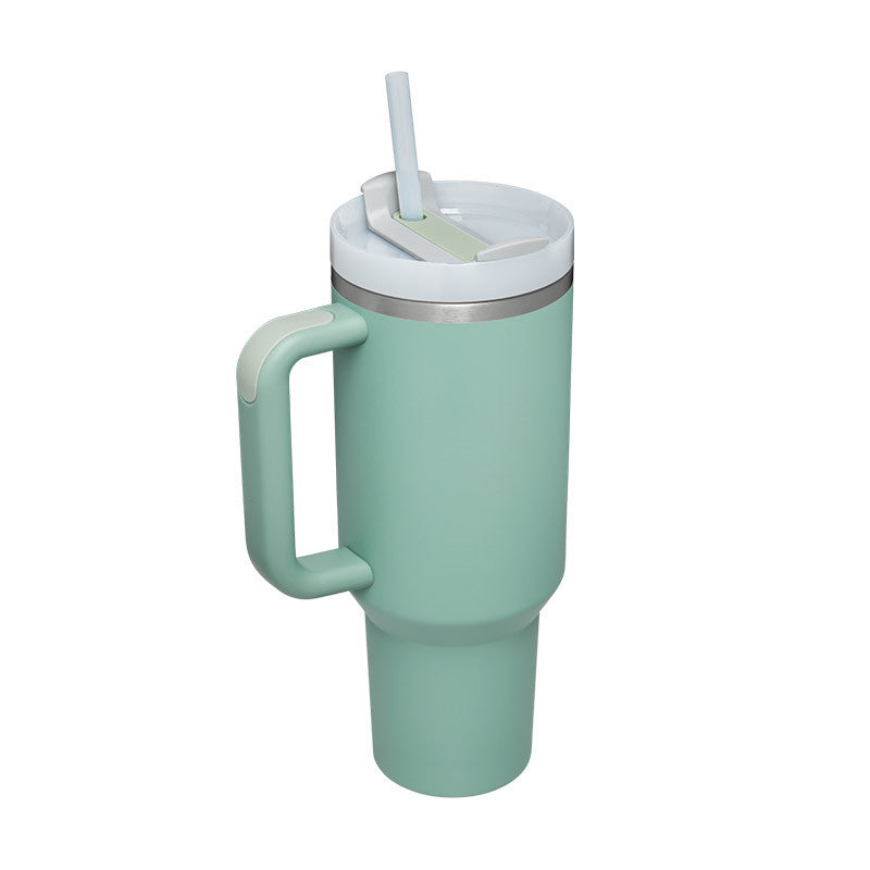 Tumbler With Handle Straw