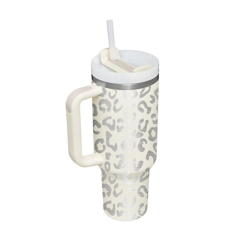 Tumbler With Handle Straw