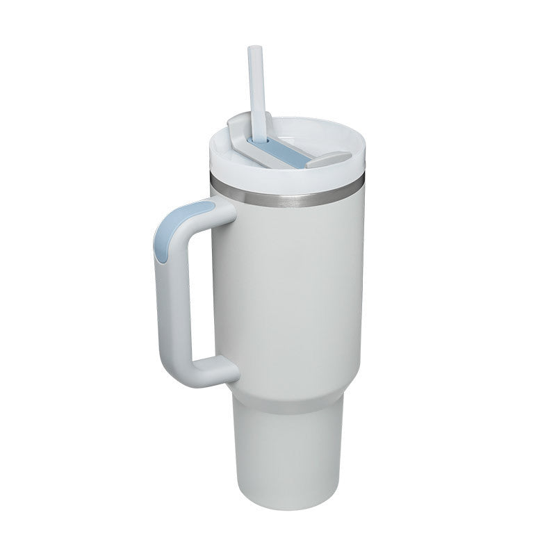 Tumbler With Handle Straw