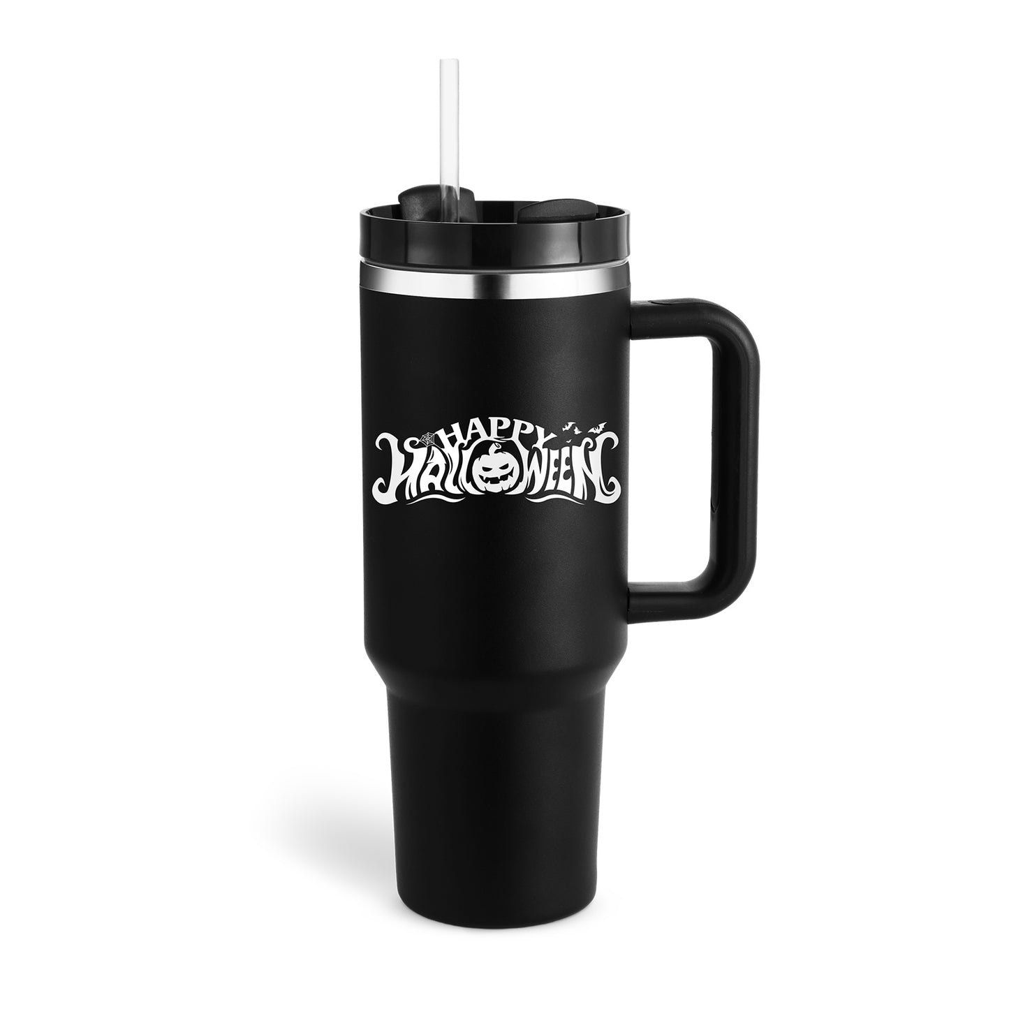 Tumbler With Handle Straw