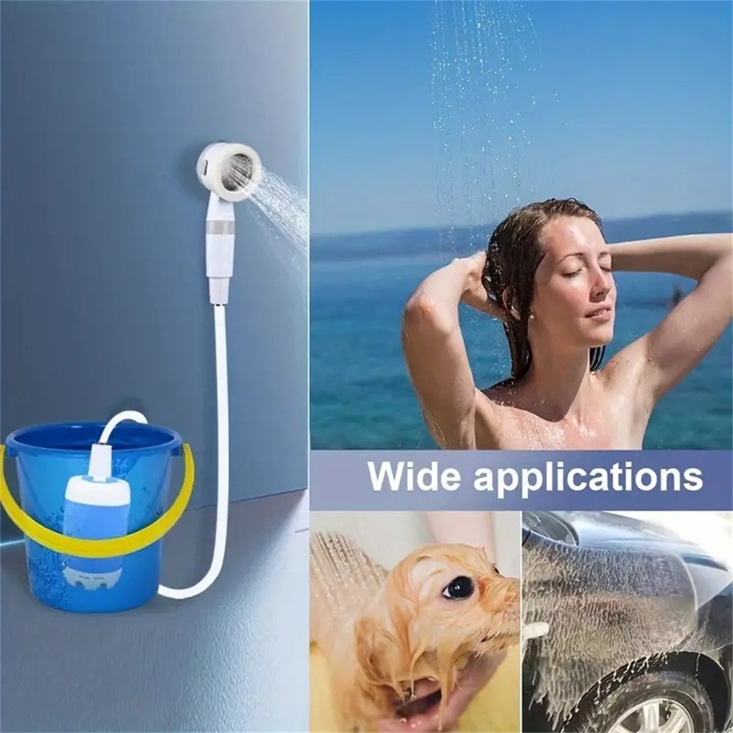 Outdoor Camping Portable Electric Shower