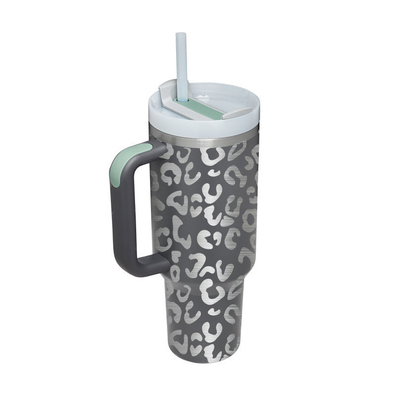 Tumbler With Handle Straw