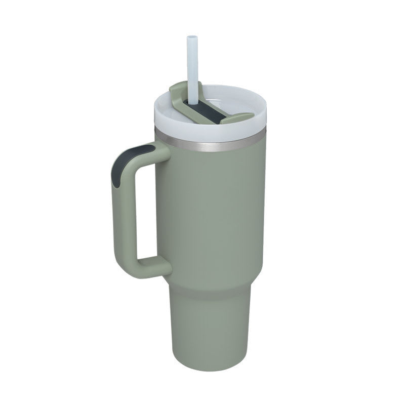 Tumbler With Handle Straw