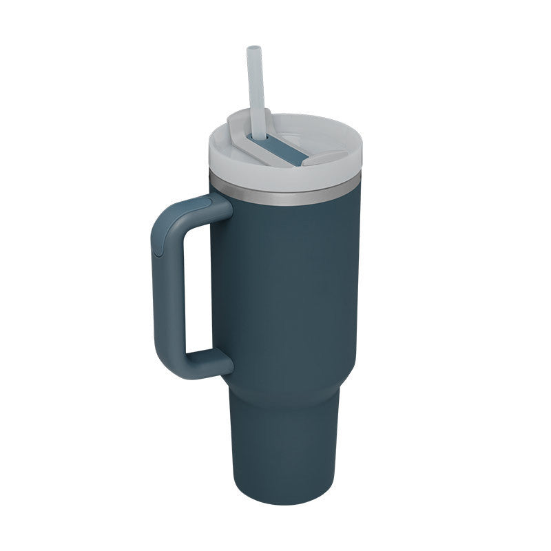 Tumbler With Handle Straw